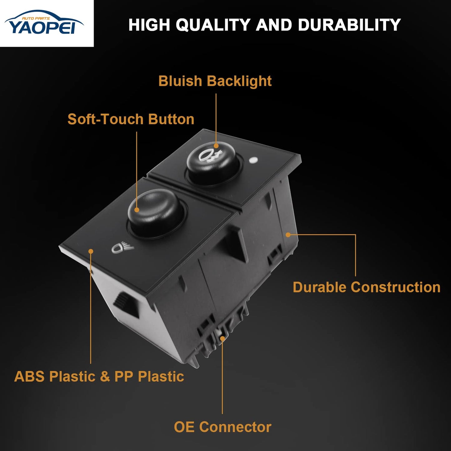 Cargo & Fog Lamp Switch for GMC Yukon, Silverado, Tahoe, Escalade 2003–2007 – Replaces 15143597