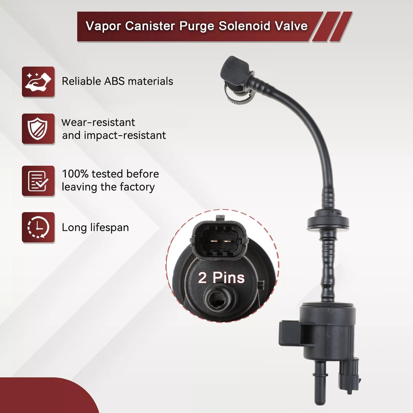 EVAP Purge Solenoid Valve for Chevy Cruze Sonic Trax & Buick Encore 1.4L 2012-2021