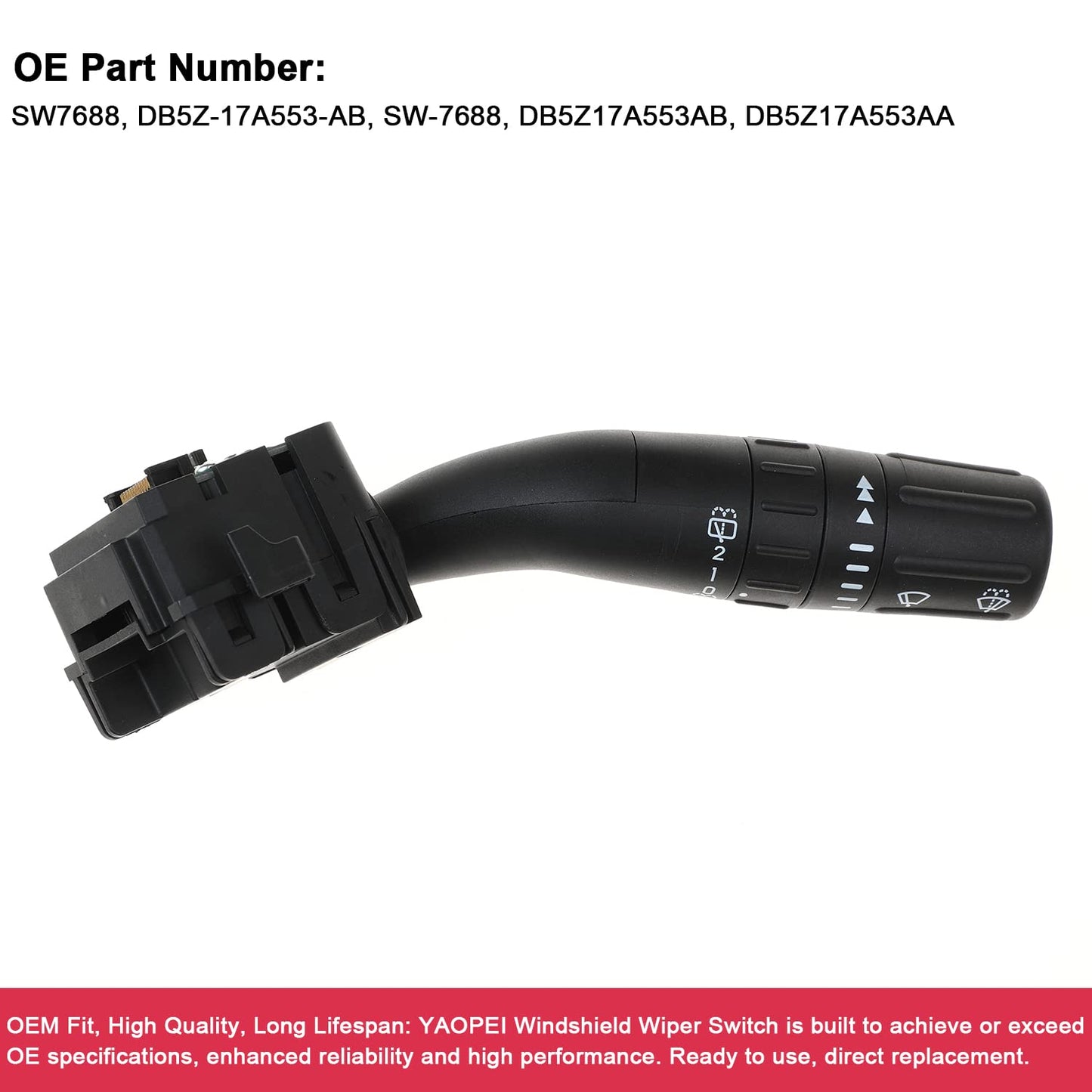 Windshield Wiper Switch for Ford & Lincoln 2011–2019 | Replaces DB5Z-17A553-AB