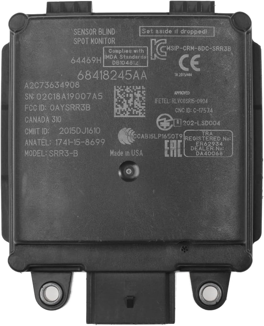 Blind Spot Radar Sensor 68418245AA for Jeep Grand Cherokee 2016–2019