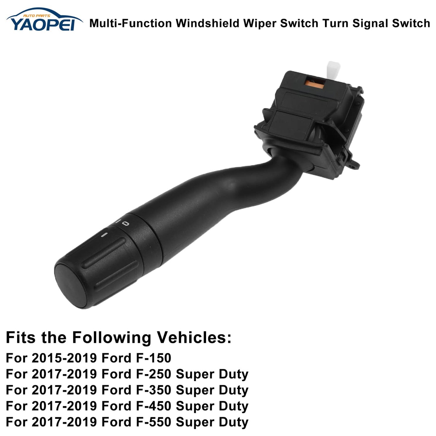 Multi-Function Turn Signal & Wiper Switch for Ford F-150 F-250 F-350 F-450 F-550 (2015-2019) | Replaces CBS2293 FL3Z-13K359-AA