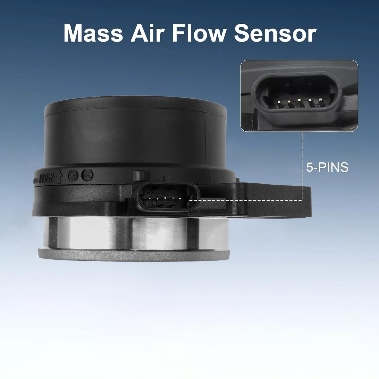 Mass Air Flow Sensor MAF AF10043 For Chevy GMC Cadillac Hummer Saab Buick
