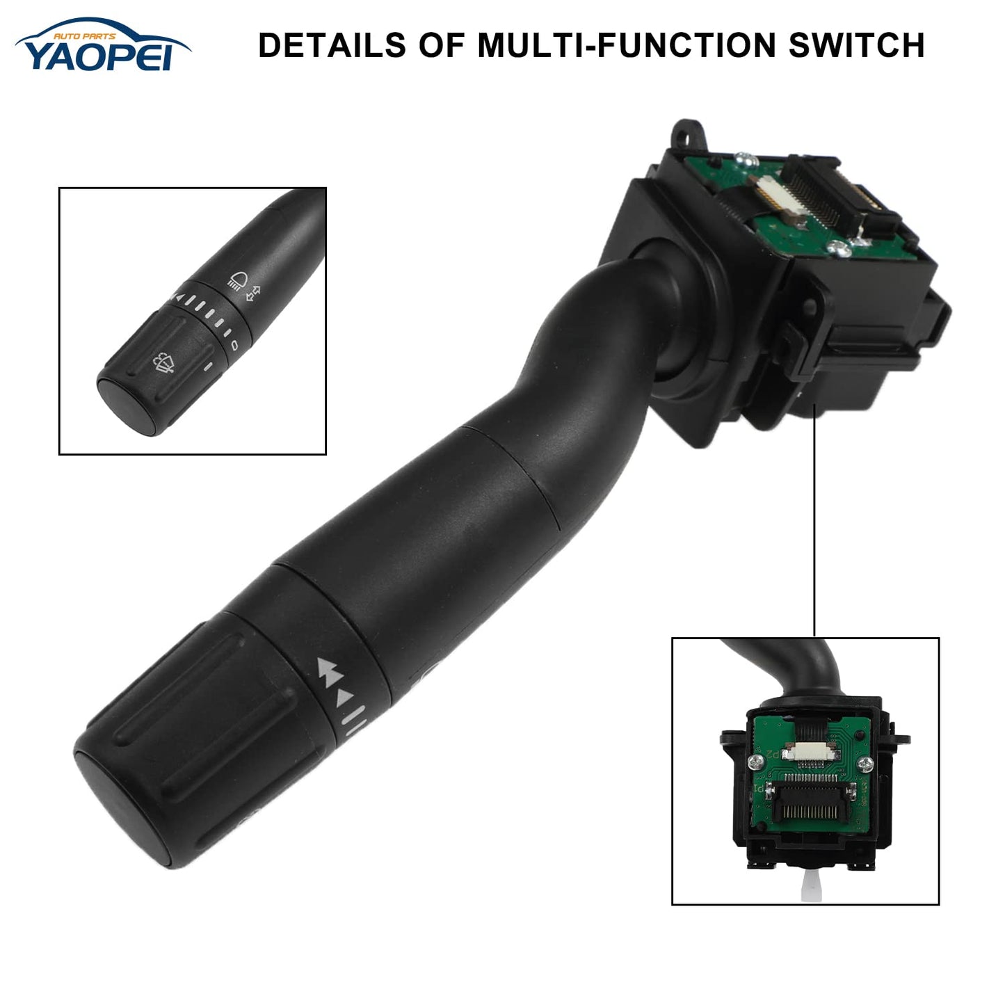 Multi-Function Turn Signal & Wiper Switch for Ford F-150 F-250 F-350 F-450 F-550 (2015-2019) | Replaces CBS2293 FL3Z-13K359-AA