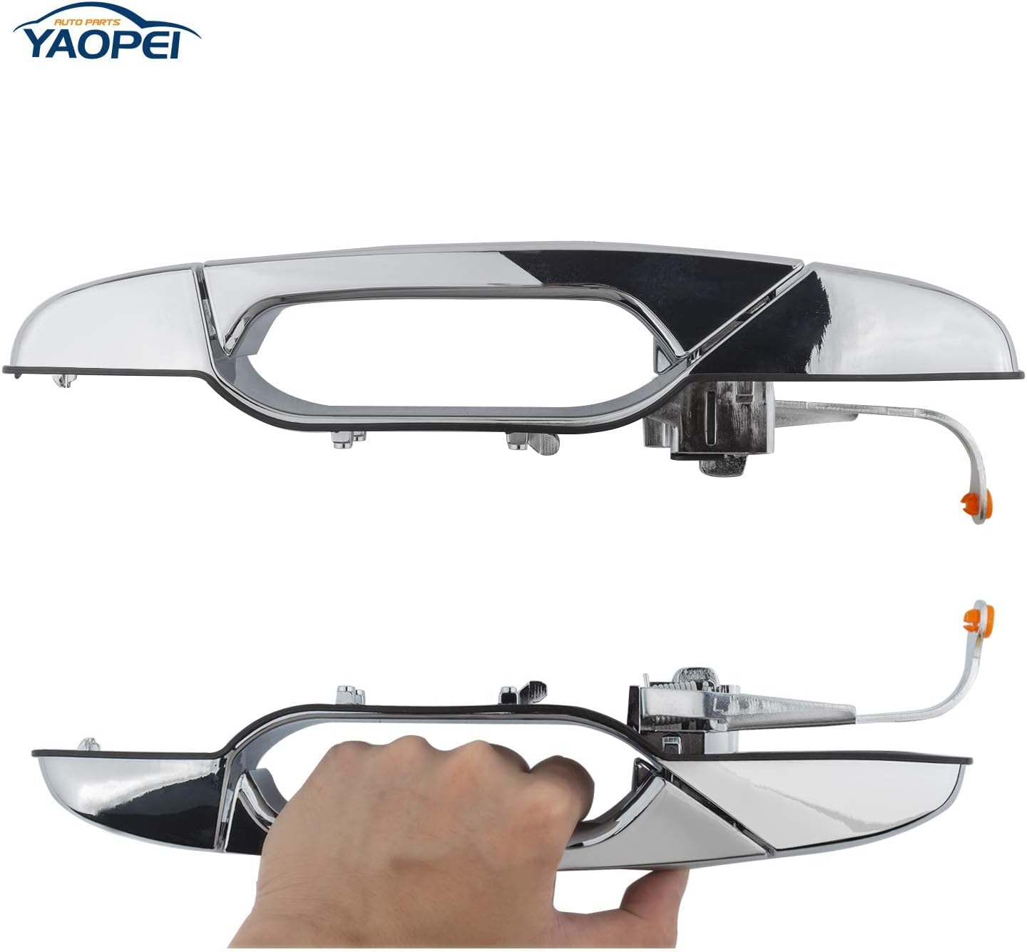 Rear Left Chrome Door Handle for Chevy GMC Cadillac (2007–2014)
