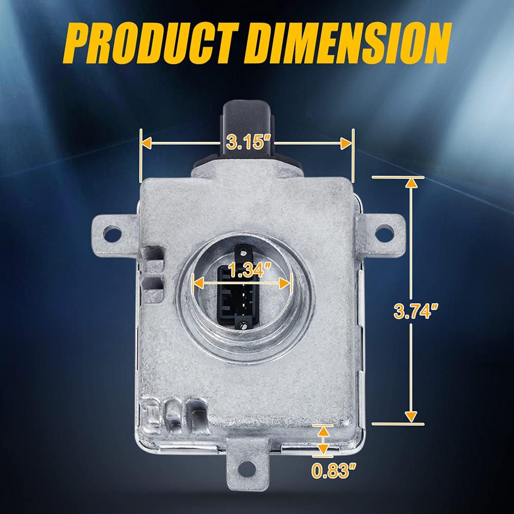 W3T19371 Xenon HID Ballast + Igniter + D2S Bulb for Acura Honda Mazda Mitsubishi