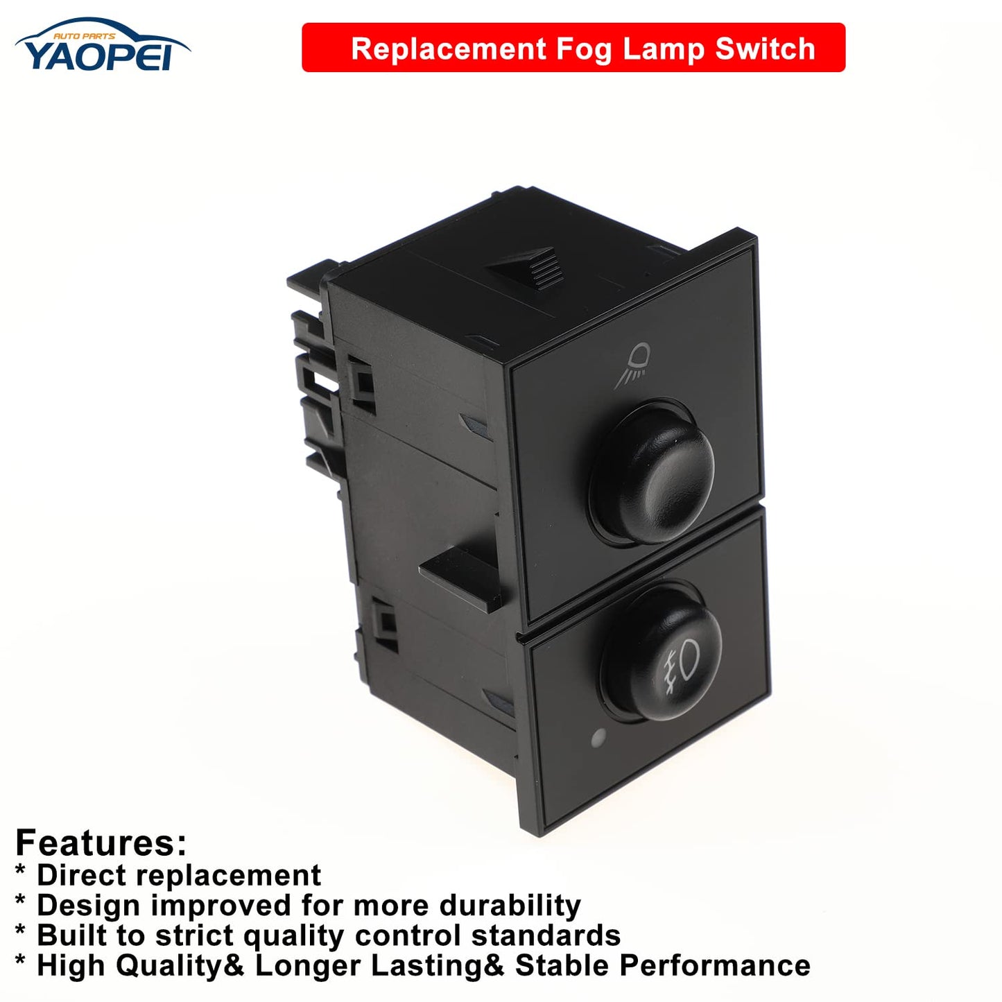 Cargo & Fog Lamp Switch for GMC Yukon, Silverado, Tahoe, Escalade 2003–2007 – Replaces 15143597