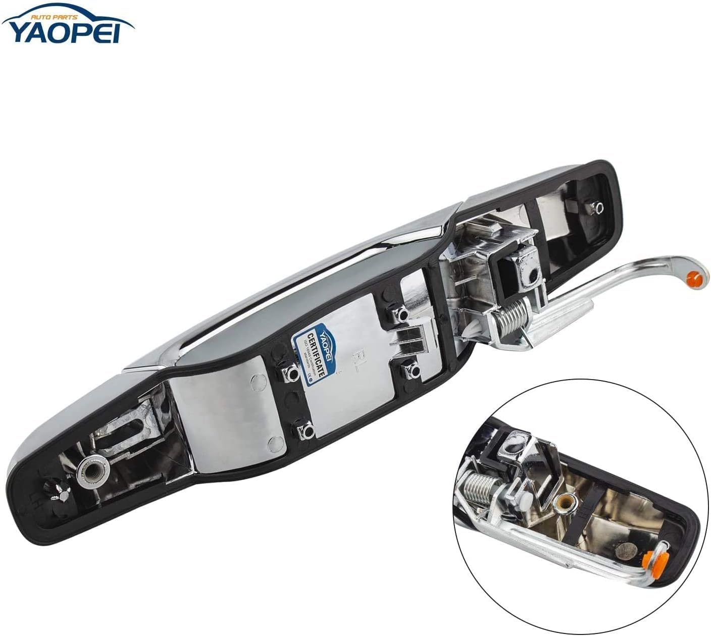 Rear Left Chrome Door Handle for Chevy GMC Cadillac (2007–2014)