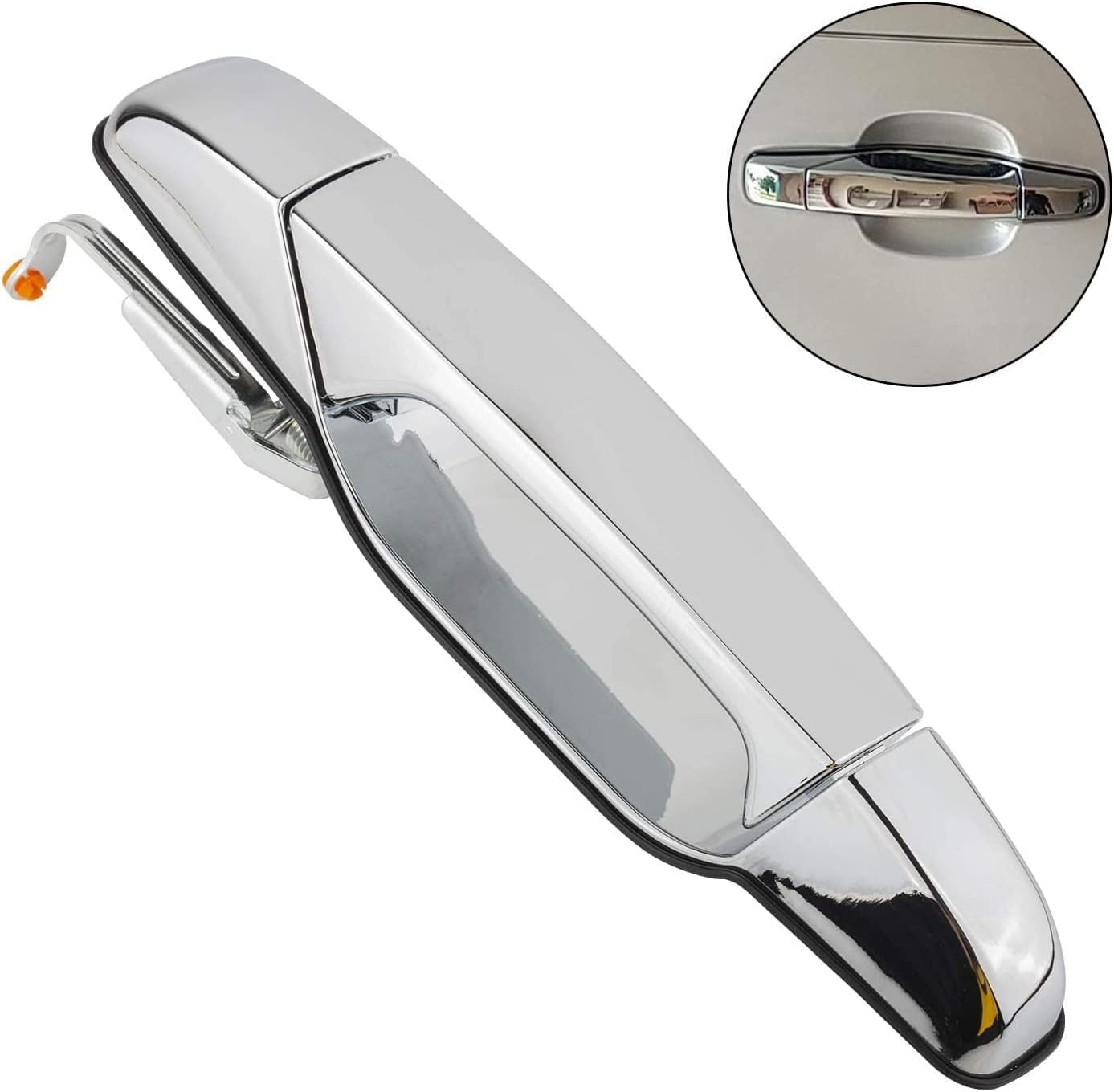 Rear Left Chrome Door Handle for Chevy GMC Cadillac (2007–2014)