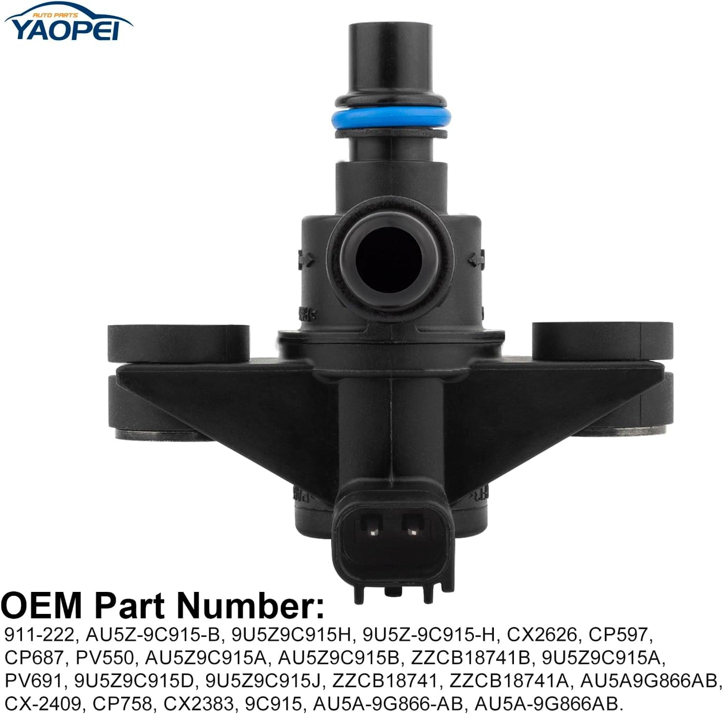 EVAP Vapor Canister Purge Valve for Ford, Lincoln, Mazda, Mercury | 911-222 AU5Z-9C915-B