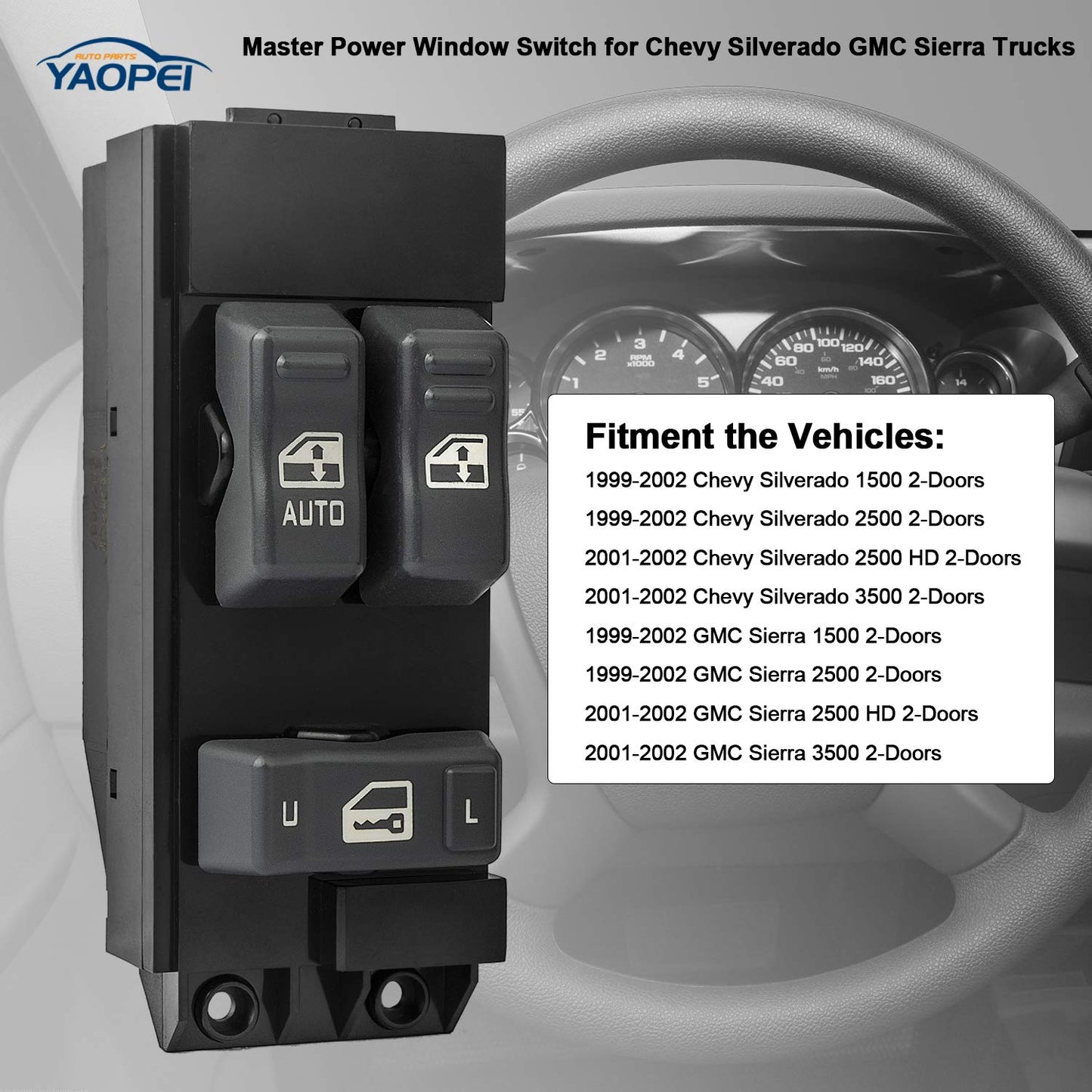 Master Power Window Switch for Chevy & GMC 1999–2002 | OEM 15047637