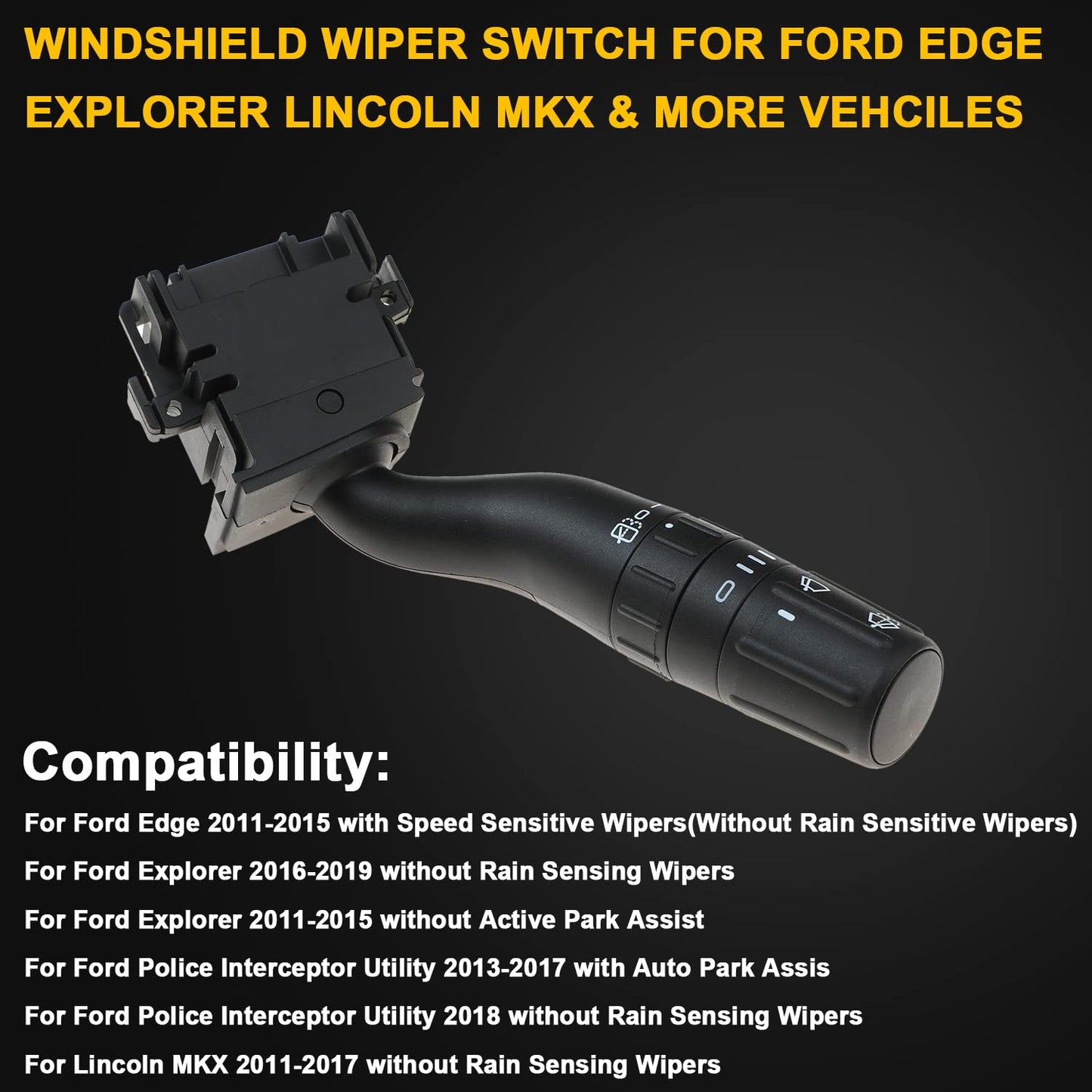 Windshield Wiper Switch for Ford & Lincoln 2011–2019 | Replaces DB5Z-17A553-AB