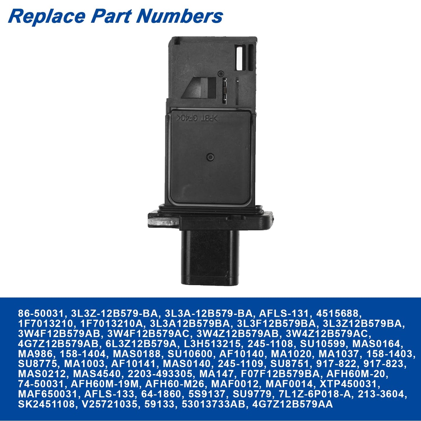Mass Air Flow Sensor MAF for Ford Lincoln Mazda Mercury | Replaces 3L3A-12B579-BA