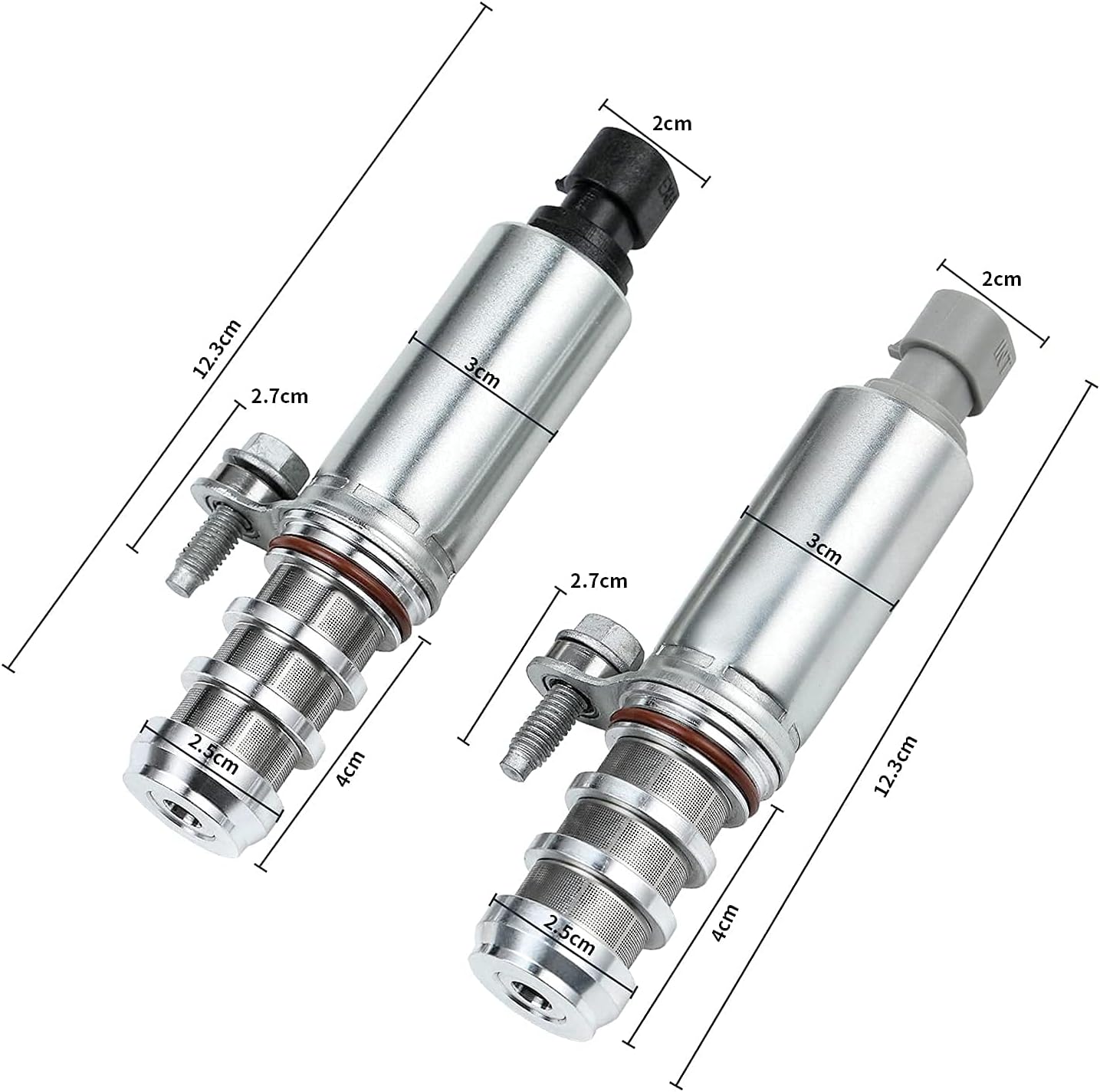 VVT Camshaft Solenoid Kit for GM 2.0L/2.2L/2.4L – Intake & Exhaust – Replaces 12655421 12655420