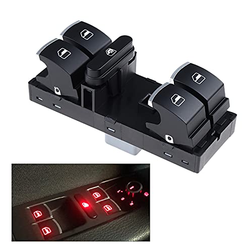 Driver Side Power Window Switch for VW Jetta Golf Passat Tiguan CC 2005–2014