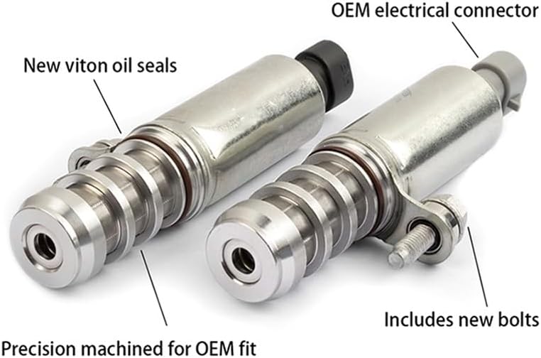 VVT Camshaft Solenoid Kit for GM 2.0L/2.2L/2.4L – Intake & Exhaust – Replaces 12655421 12655420