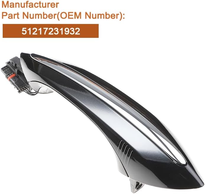 Exterior Right Door Handle with Comfort Access - For BMW F10 F01 F02 F06 F11 (OE# 51217231932)