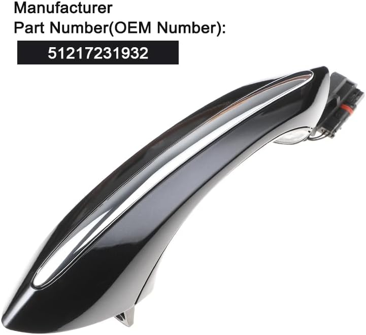 Exterior Right Door Handle with Comfort Access - For BMW F10 F01 F02 F06 F11 (OE# 51217231932)