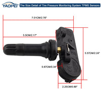 4 Pack TPMS Tire Pressure Sensors 433MHz for Jeep Dodge Ram Chrysler Fiat 2011–2021
