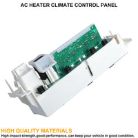 AC Heater Climate Control Switch for Chevy GMC Truck 1996–2002 (No Rear Defogger)