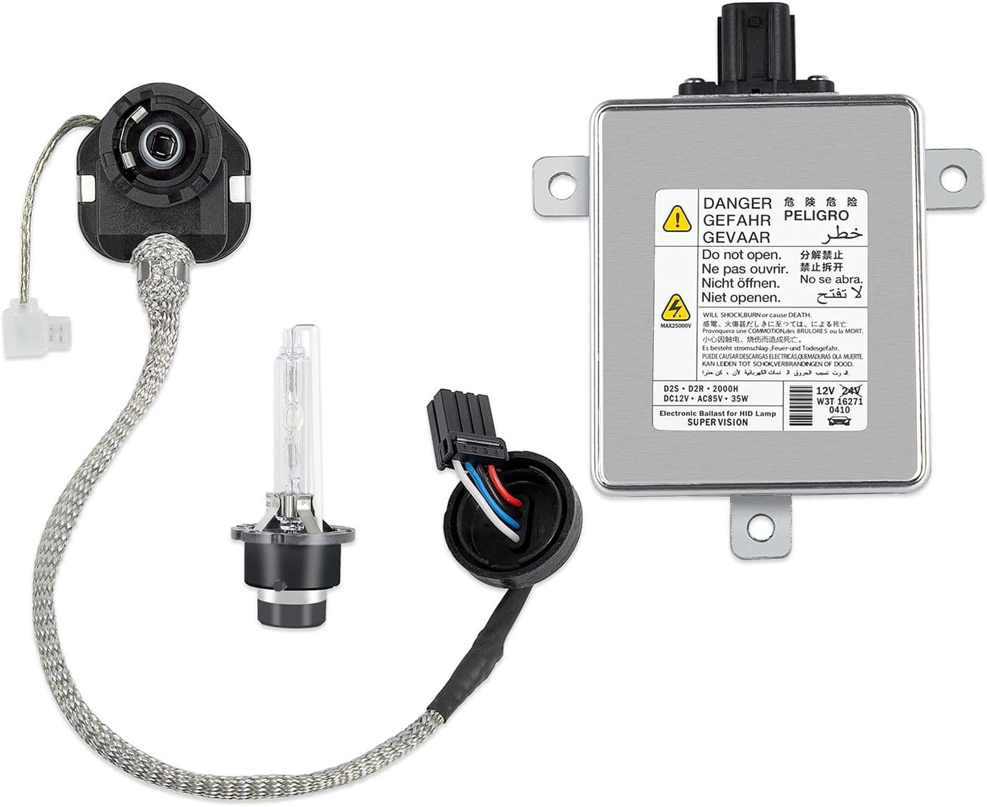 W3T19371 Xenon HID Ballast + Igniter + D2S Bulb for Acura Honda Mazda Mitsubishi