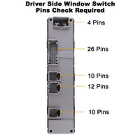 Master Power Window Switch for Chevy Silverado GMC Sierra 2003–2007