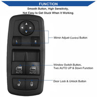 Driver Side Power Window Switch for Dodge Challenger 2015–2022 | 3-Pin OE# 68183752AB