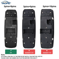 Master Power Window Switch for Dodge & Ram 2012-2015 (Driver Side, 9+3 Pins)