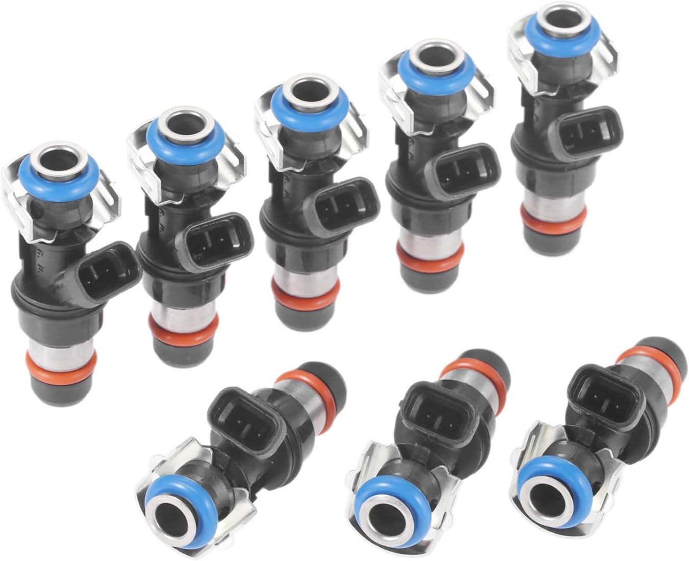 8PCS 4-Hole Fuel Injectors for Cadillac, Chevy & GMC 4.8L 5.3L 6.0L V8 | 2003–2006