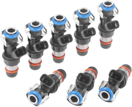 8PCS 4-Hole Fuel Injectors for Cadillac, Chevy & GMC 4.8L 5.3L 6.0L V8 | 2003–2006