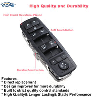 Master Power Window Switch for Chrysler/Dodge/RAM (2012–2019) – 3+0 Pins