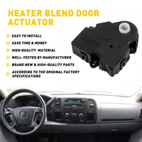 2PCS HVAC Heater Blend Door Actuator for GM Chevy GMC Cadillac Hummer 1994–2014