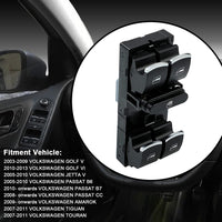Driver Side Power Window Switch for VW Jetta Golf Passat Tiguan CC 2005–2014