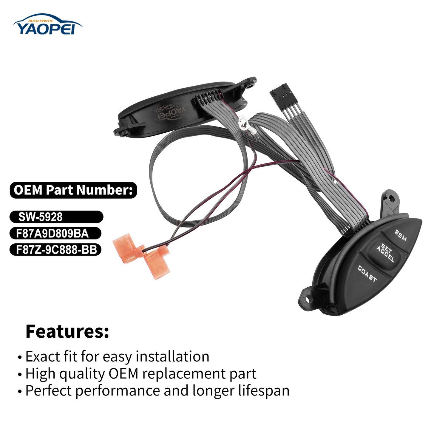 Steering Wheel Cruise Control Switch for Ford F150 Ranger Explorer Mazda B3000