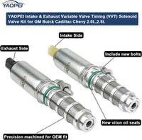 Kit de Válvula Solenoide de Sincronización de Árbol de Levas para GM 2.0L/2.5L – Admisión y Escape (12655433, 12655434)
