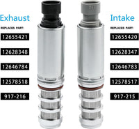 VVT Camshaft Solenoid Kit for GM 2.0L/2.2L/2.4L – Intake & Exhaust – Replaces 12655421 12655420