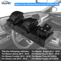 Driver Side Power Window Switch for Nissan (2012–2018) – 25401-3TA5A