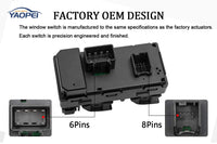 Driver Side Master Power Window Switch for Chevy Silverado, GMC Sierra, Buick Enclave – OE# 20945129