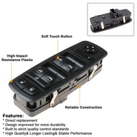 Master Power Window Switch for Chrysler 200 300, Dodge Charger, RAM 1500–5500 (3+8 Pins)