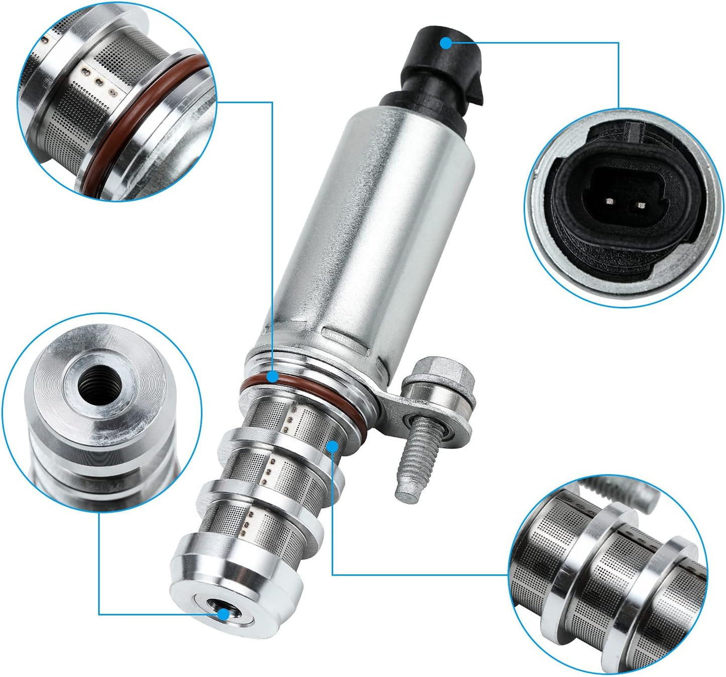 VVT Camshaft Solenoid Kit for GM 2.0L/2.2L/2.4L – Intake & Exhaust – Replaces 12655421 12655420
