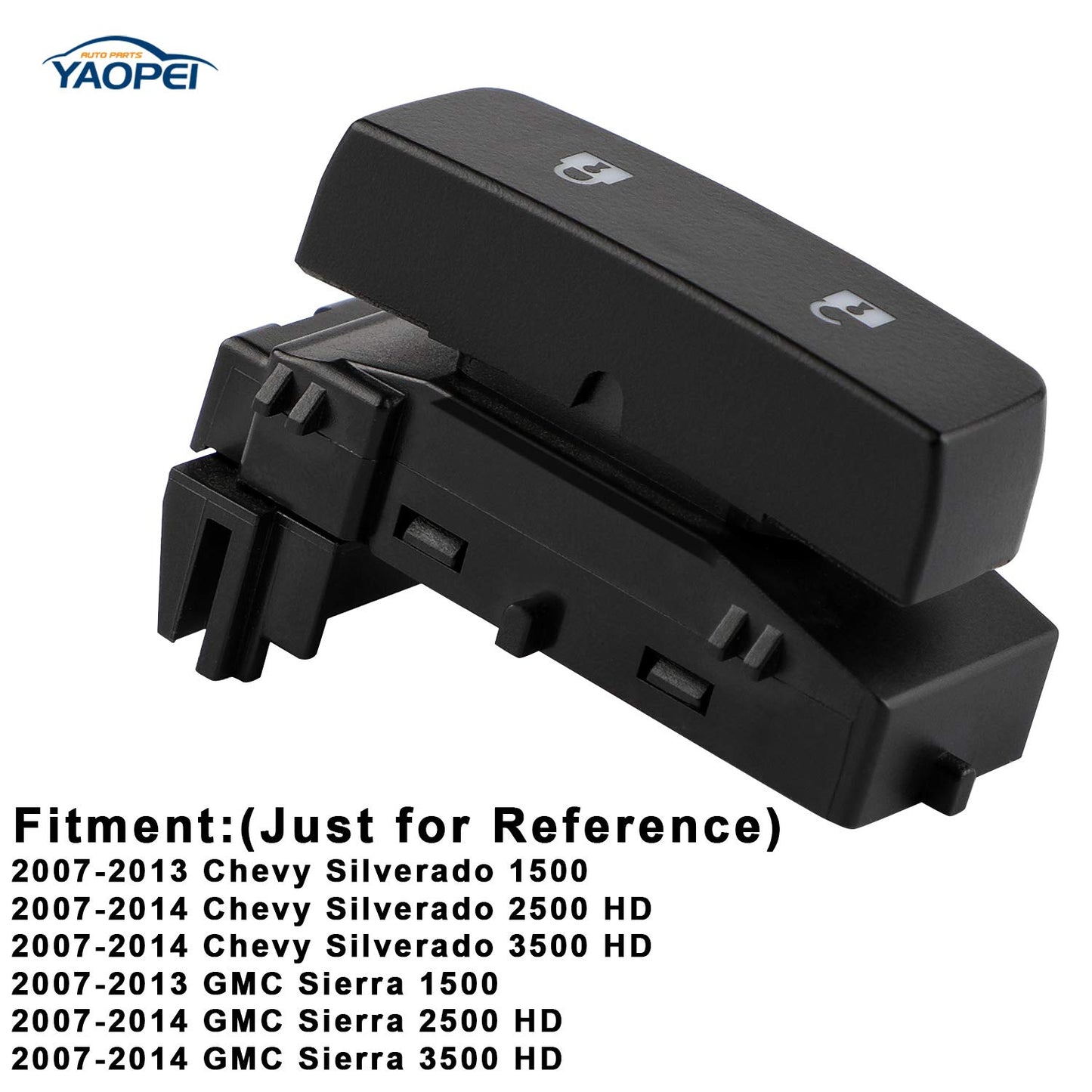 Driver Side Door Lock Switch for 2007-2014 Chevy Silverado & GMC Sierra