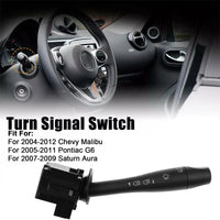 Turn Signal Switch for Chevy Malibu 2004-2012, Pontiac G6 2005-2011, Saturn Aura