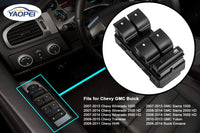 Driver Side Master Power Window Switch for Chevy Silverado, GMC Sierra, Buick Enclave – OE# 20945129