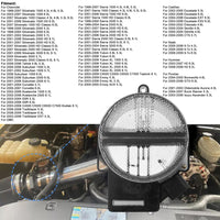 Mass Air Flow Sensor MAF AF10043 For Chevy GMC Cadillac Hummer Saab Buick