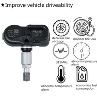 YAOPEI 4PCS TPMS Tire Pressure Sensors for Toyota & Lexus – 315MHz